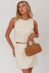 Malinah Bowling Bag Tan