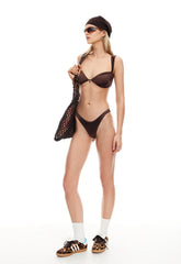LIONESS Lila Top Chocolate