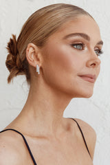 Scorpio Diamante Earrings Silver