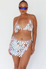 River Festival Shiny Sequins Top (Top Only)