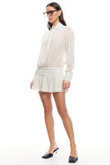 LIONESS Girls Girls Girls Mini Dress Porcelain Polka
