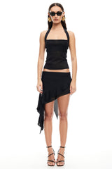 LIONESS Palisades Mini Skirt Onyx