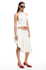 LIONESS Legacy Halter Top Ivory
