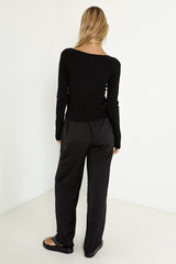 SNDYS Etta Top Black