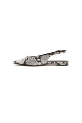 THERAPY Lavin Flat Point Black White Snake