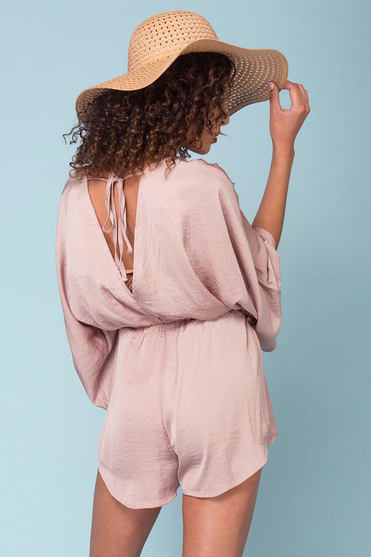 Zaylee Cute Casual Romper Mocha