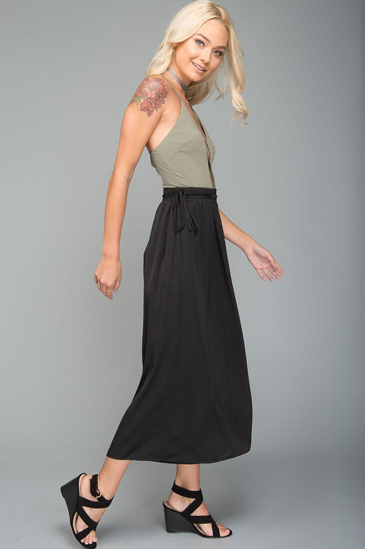 Lucy Loose Fit Wide Leg Pants Black