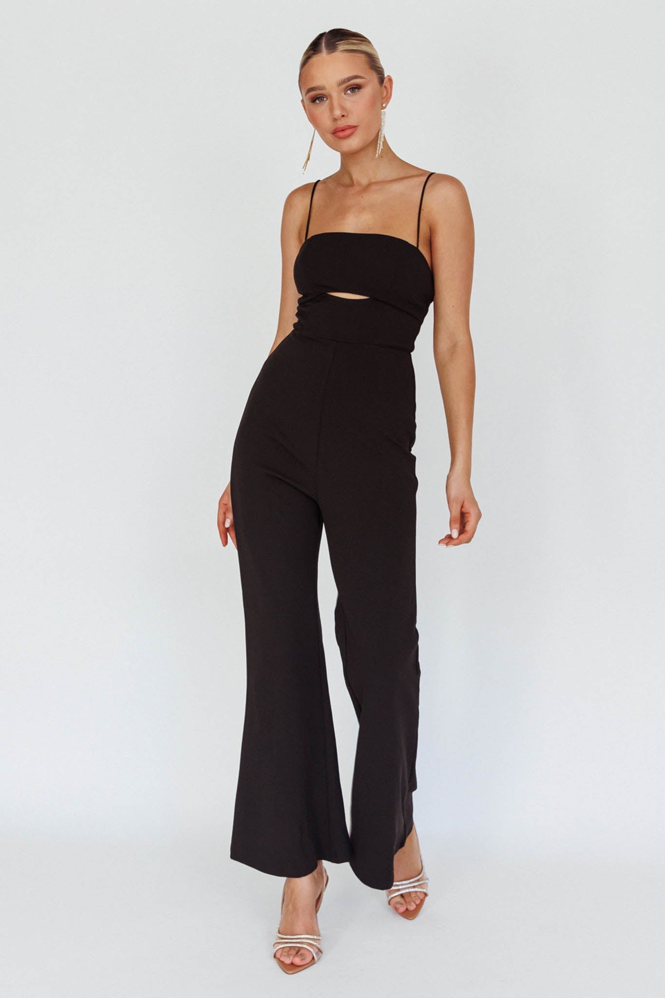 Lyrics Keyhole Jumpsuit Black