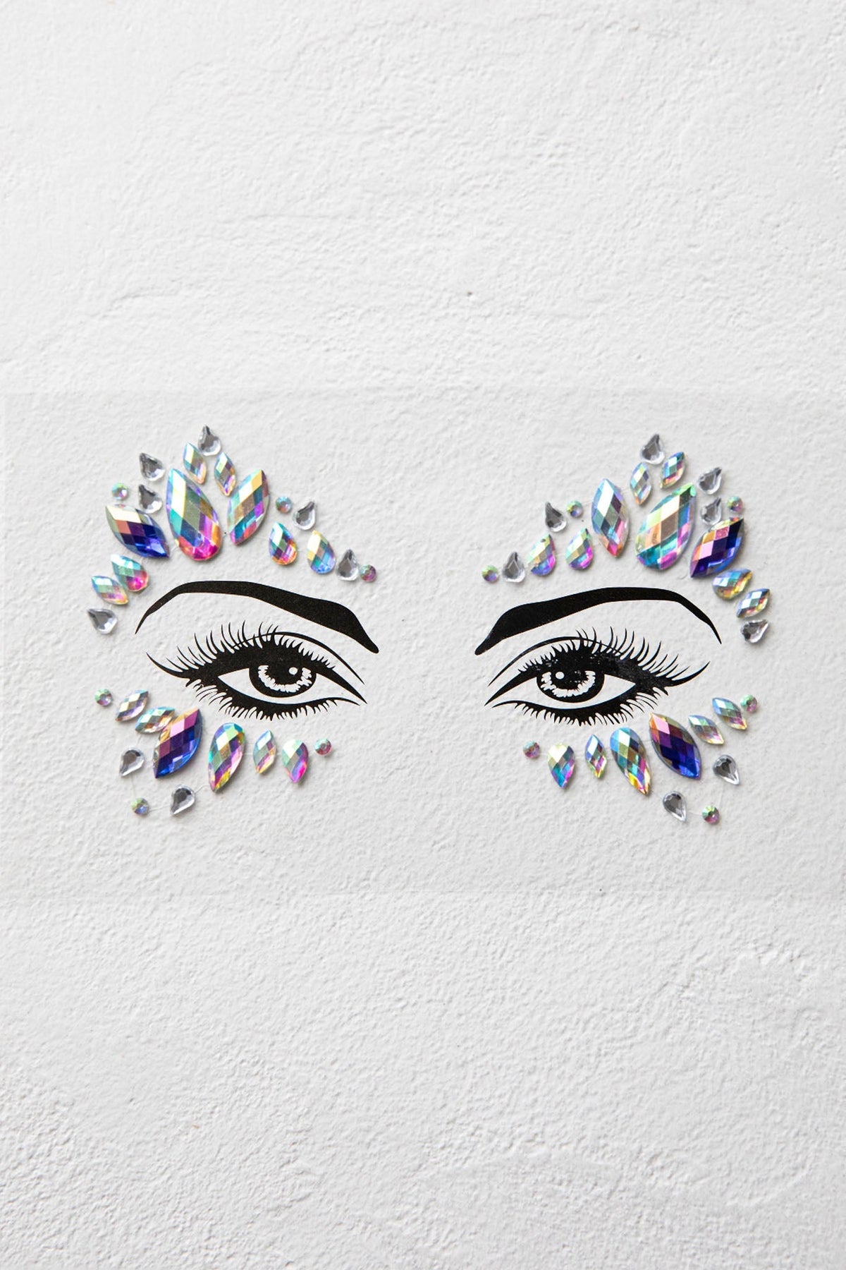Electric Nights Face Jewels Multi B