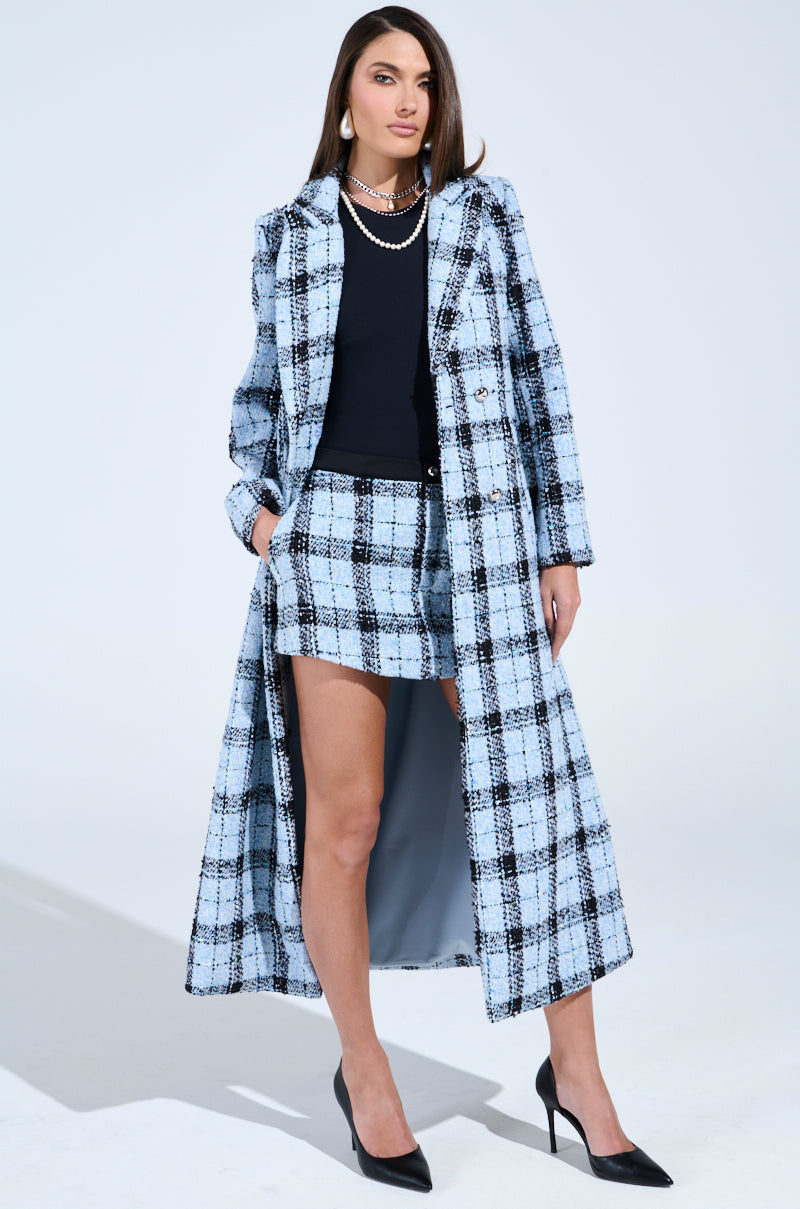 SMOOTH TRANSITION TWEED SKORT