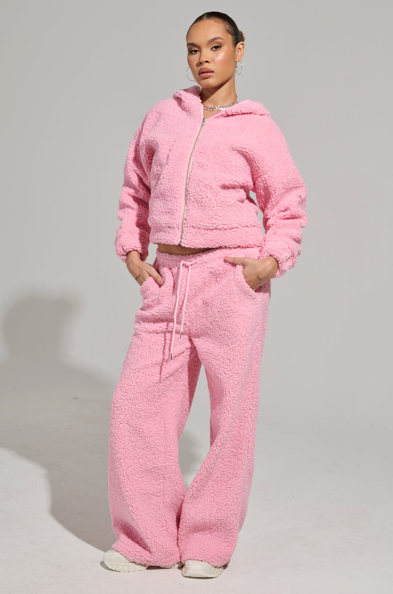 SOUR CANDY SHERPA JOGGER
