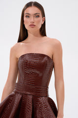 TOO GOOD FOR YOU CROCODILE CORSET