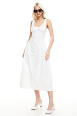 LIONESS Luna Rosa Maxi Dress Porcelain