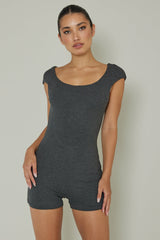 Jivin' Low Back Romper Sesame