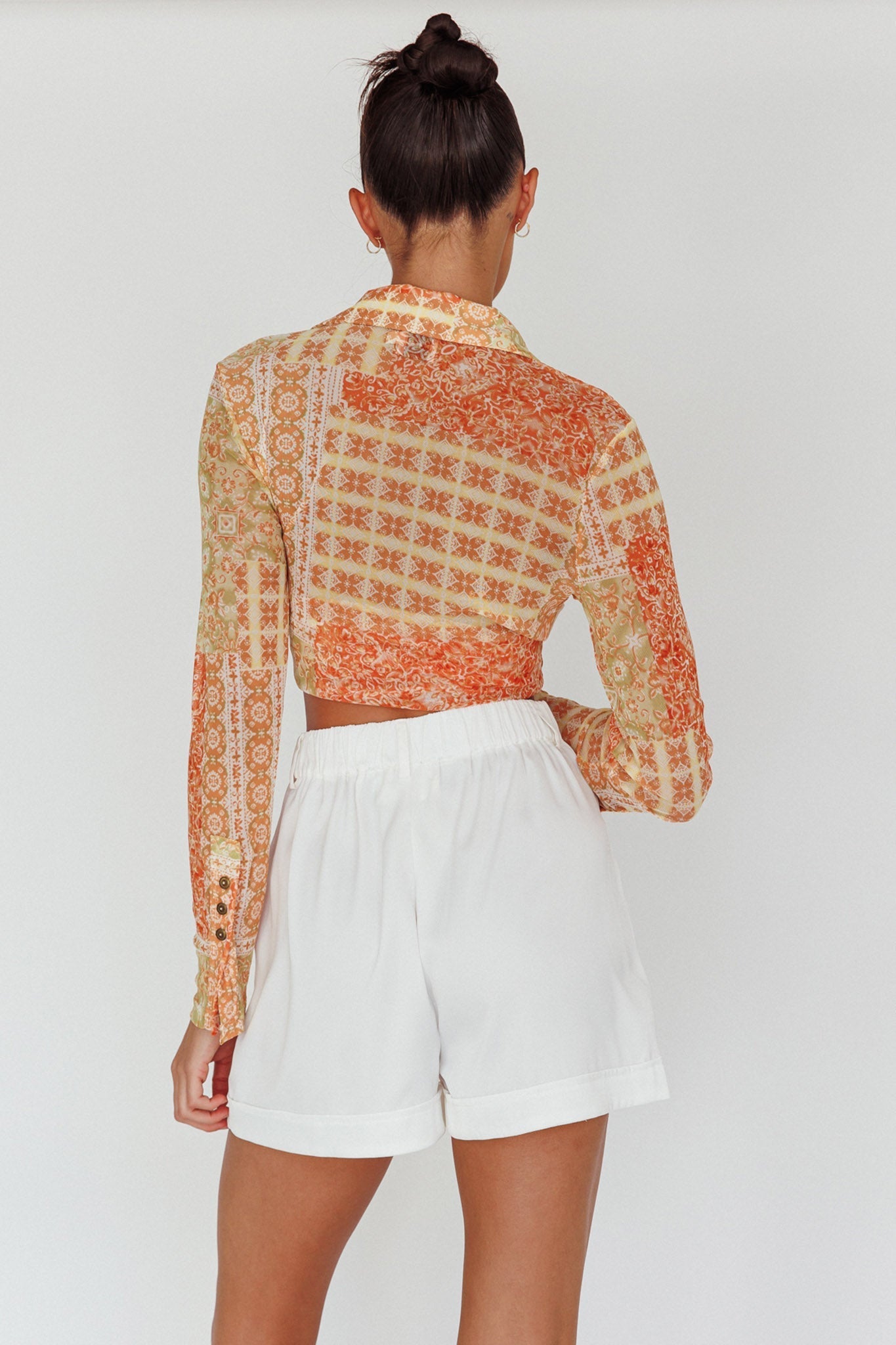 Maxeen Side Pocket Shorts White