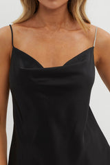 Hyde Diamante Strap Cami Top Black
