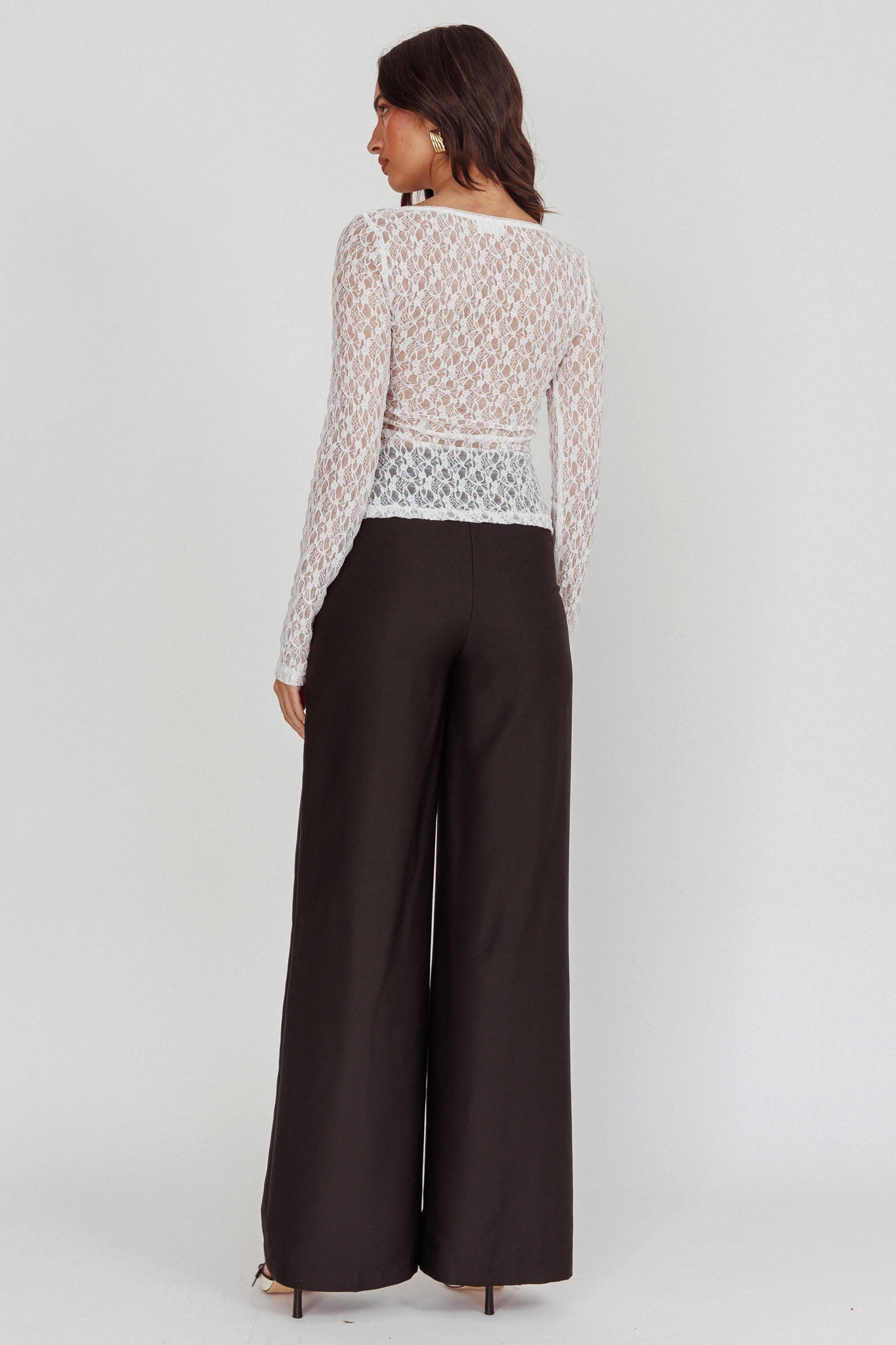 Nights Dream Wide Leg Pants Black