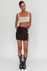 Kylah Crop Top Pearl