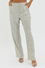 Joyeux Straight Leg Pants Champagne
