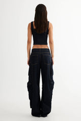 LIONESS Smokeshow Jeans Dark Denim
