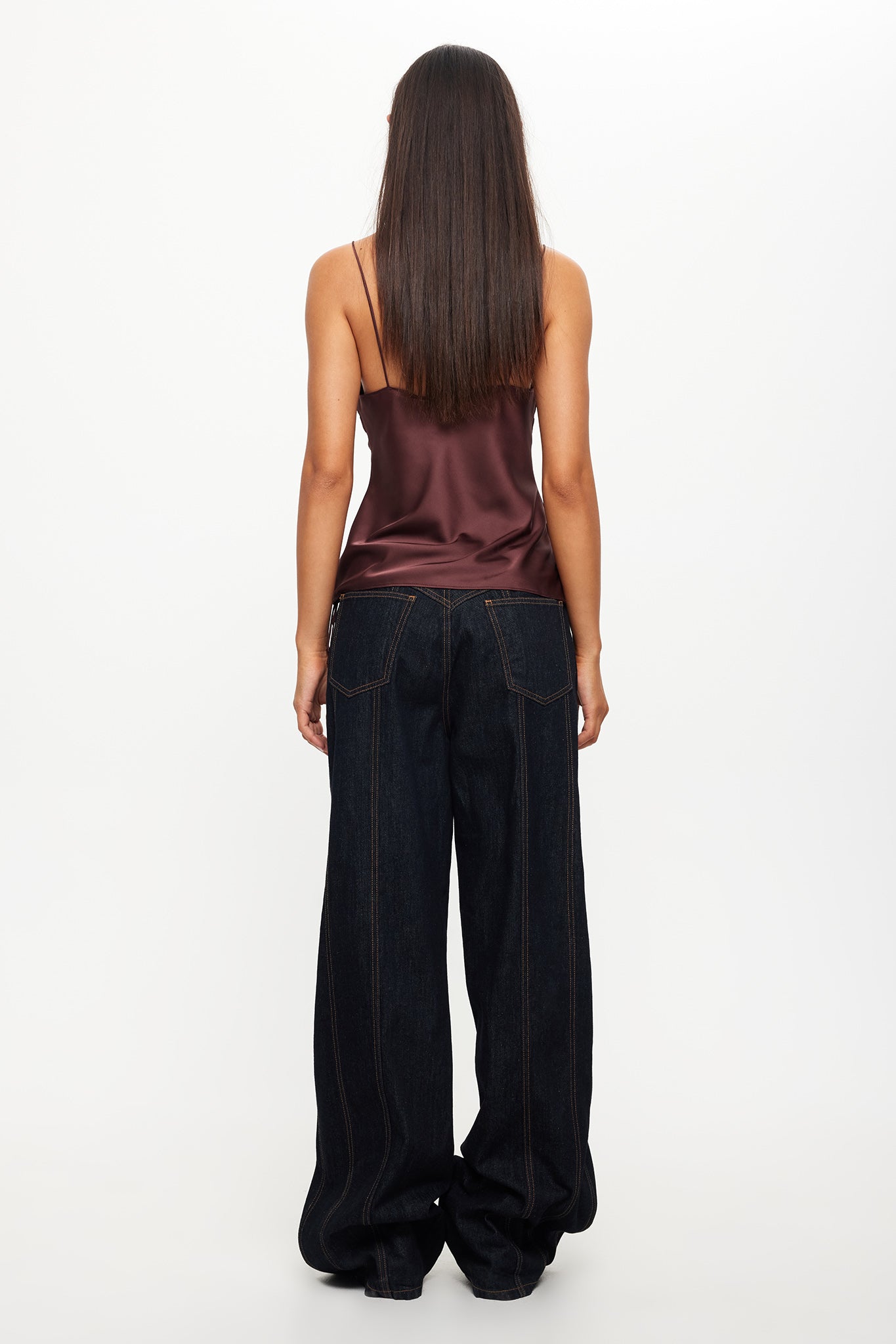 LIONESS Mariah Cami Top Garnet
