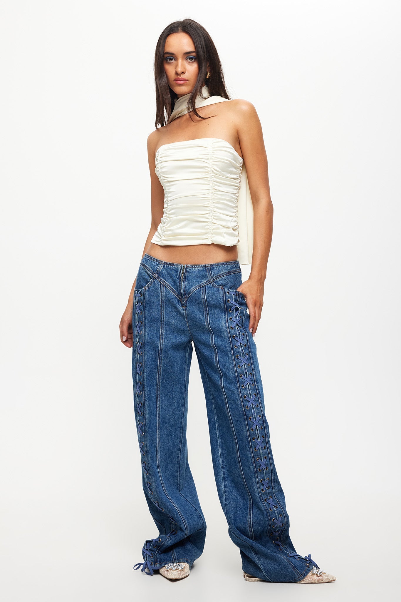 LIONESS Island Bodice Cornsilk