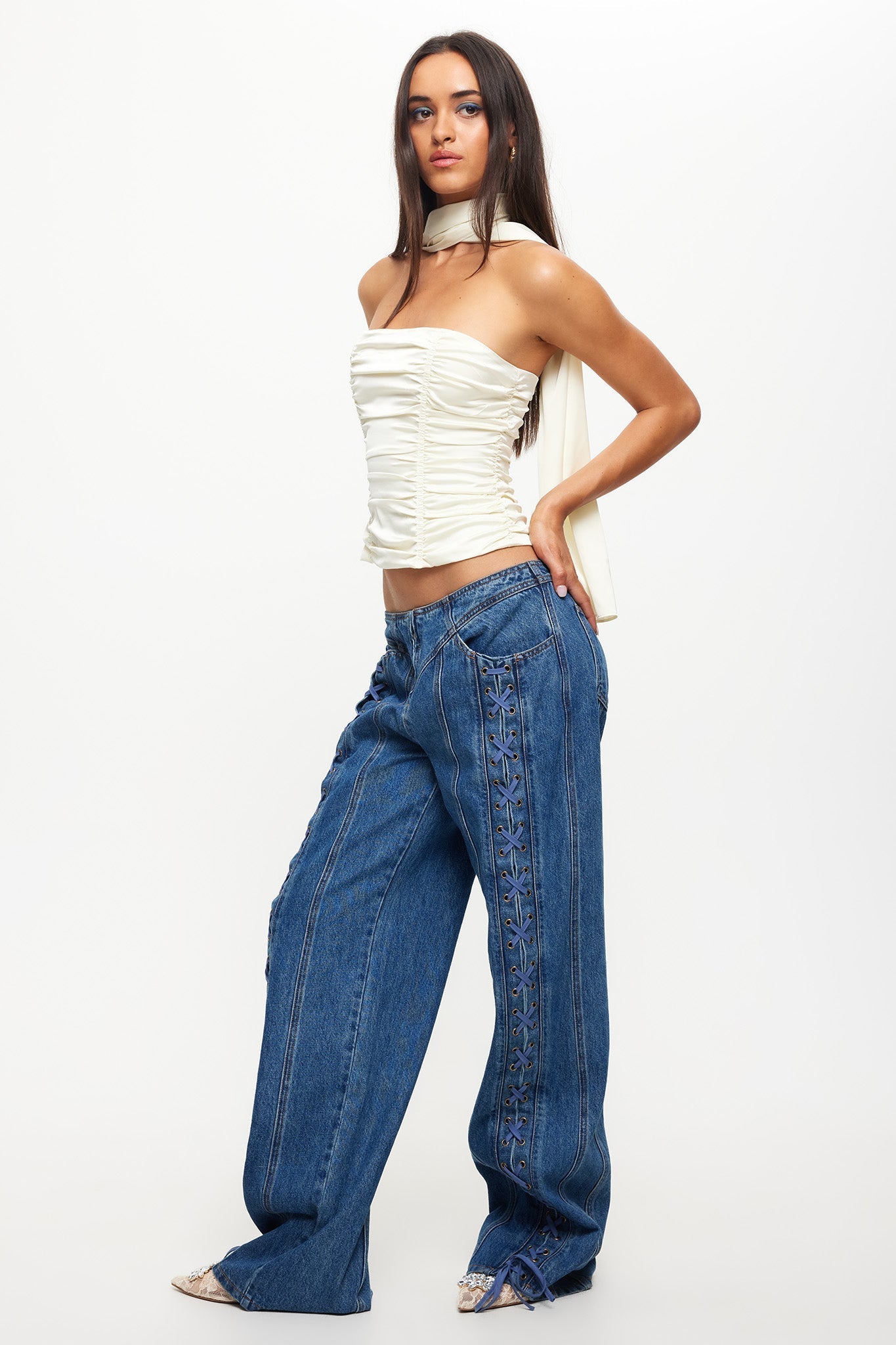 LIONESS Island Bodice Cornsilk