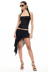 LIONESS Palisades Mini Skirt Onyx