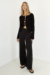 SNDYS Etta Top Black