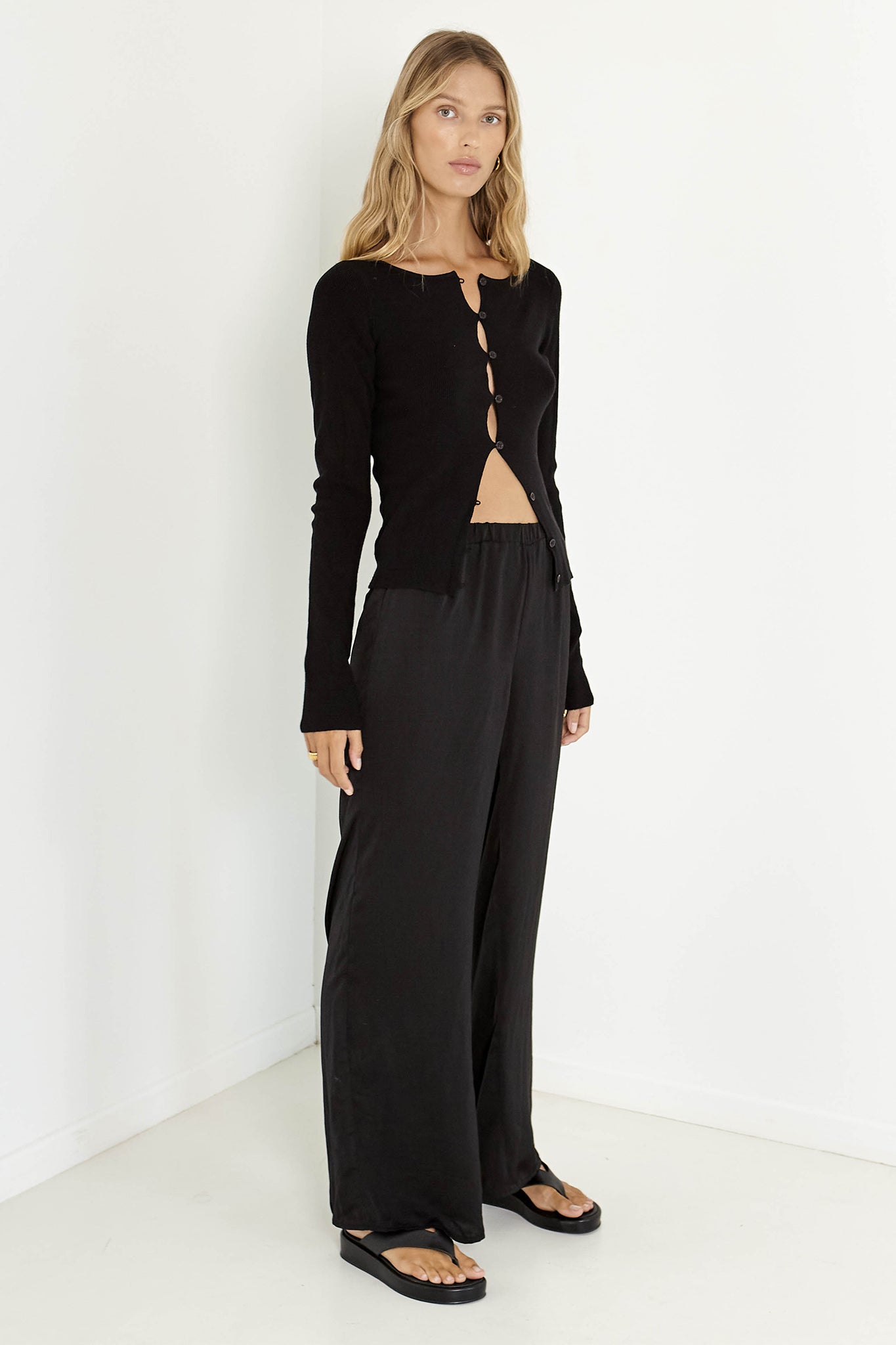 SNDYS Etta Top Black