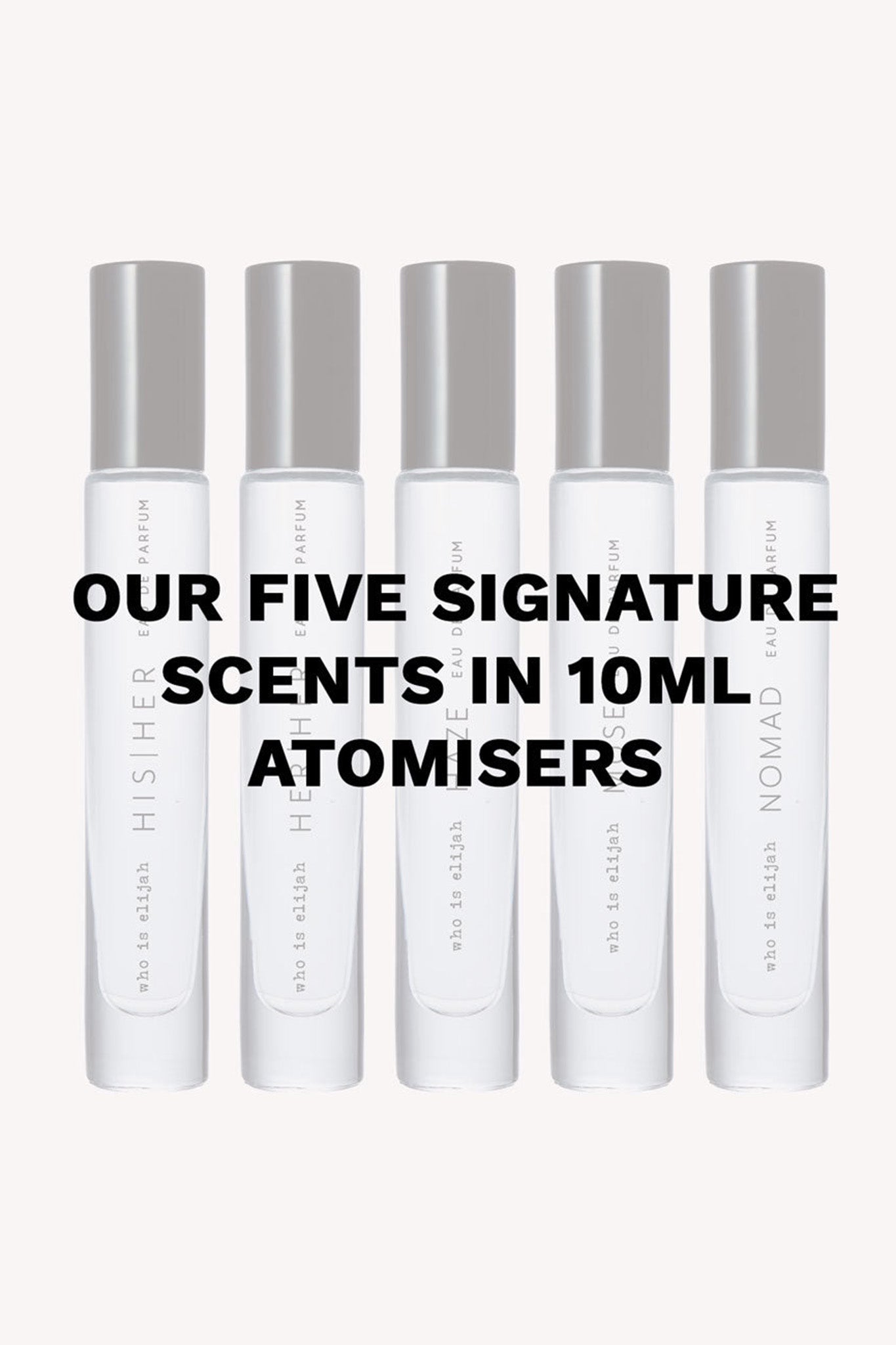 WHO IS ELIJAH THE COLLECTIVE 5 x 10ml Atomizer EDP
