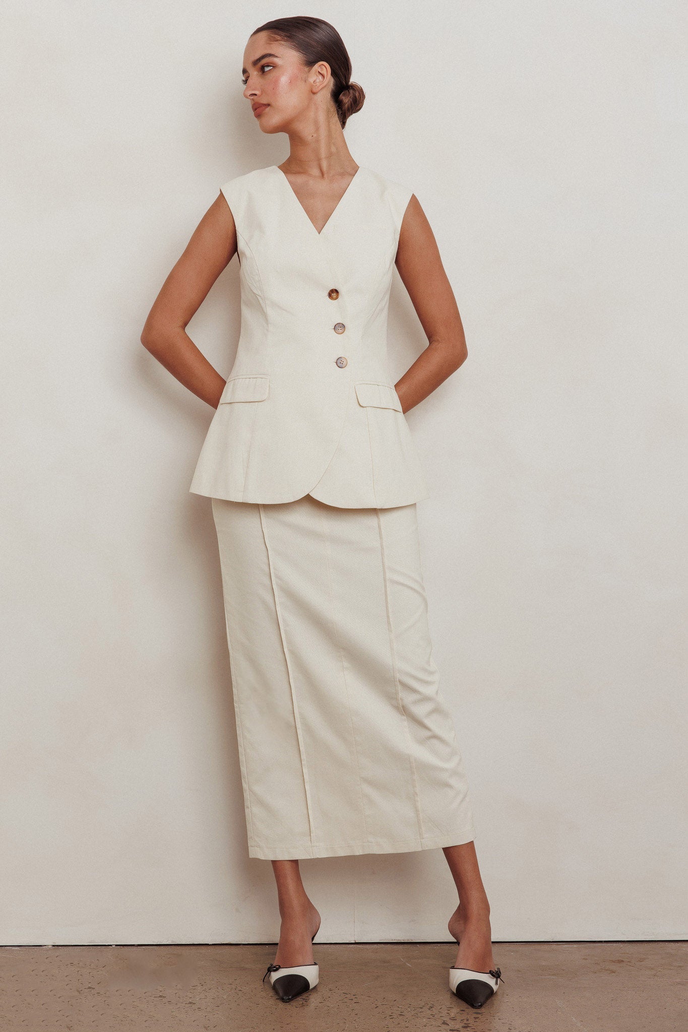 Sweet Treat Sleeveless Top Oat