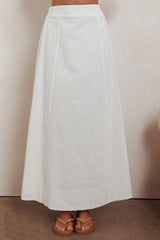 Payday A-Line Maxi Skirt Off White