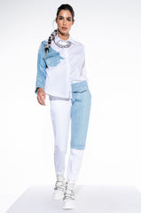 ANYTIME ANYWHERE DENIM PATCH JOGGER