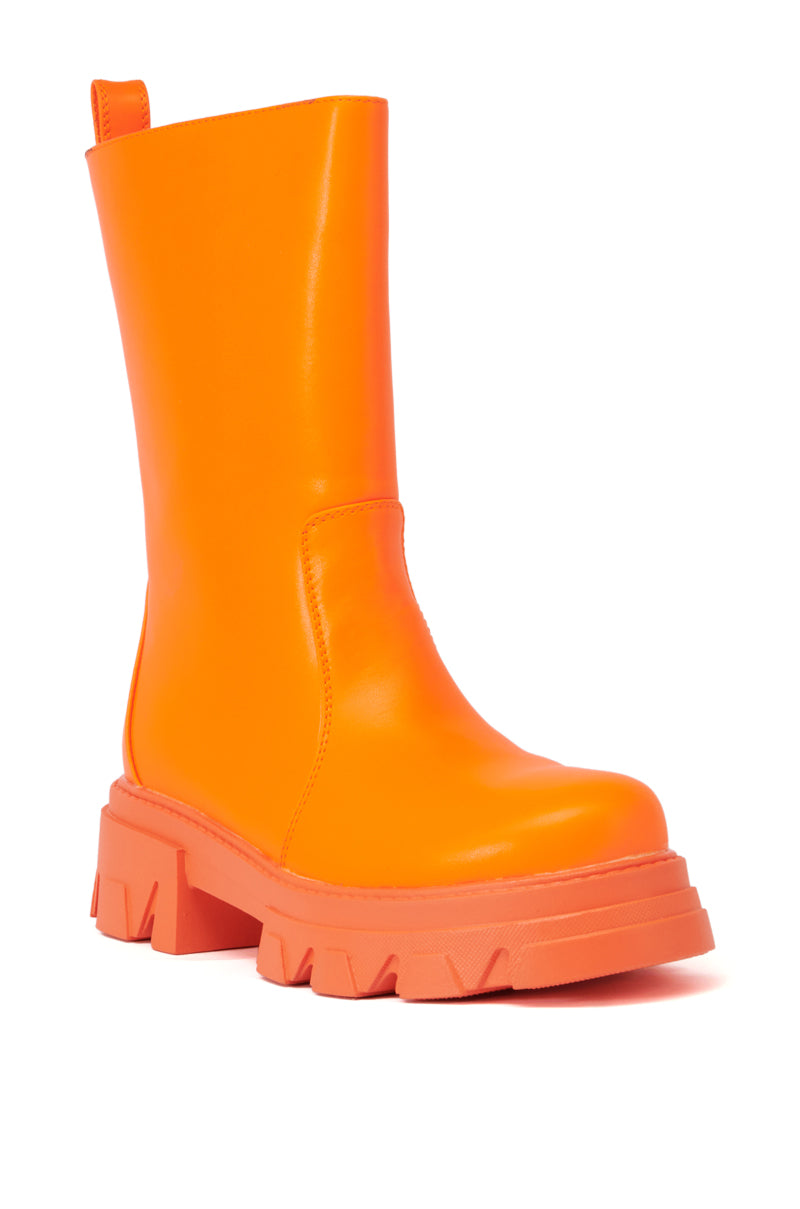 AZALEA WANG KLOCHAVA ORANGE BOOTIE